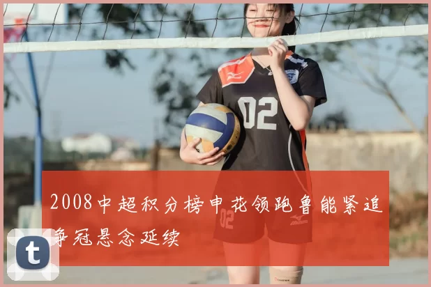 2008中超积分榜申花领跑鲁能紧追争冠悬念延续